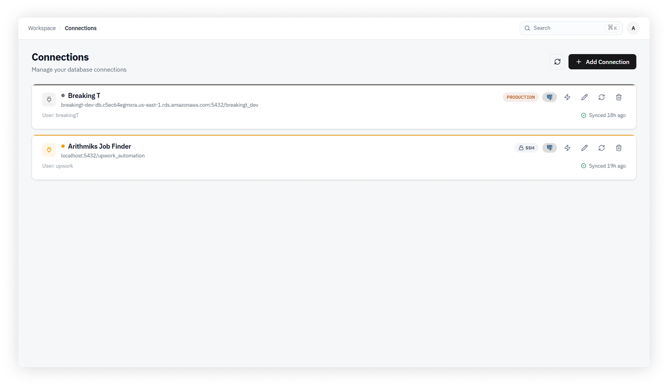 Dashboard view 4